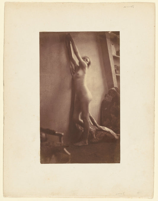 Nude by Frank Chauvassaigne (French, born 1831, active 1860), 16X12"(A3)Poster Print