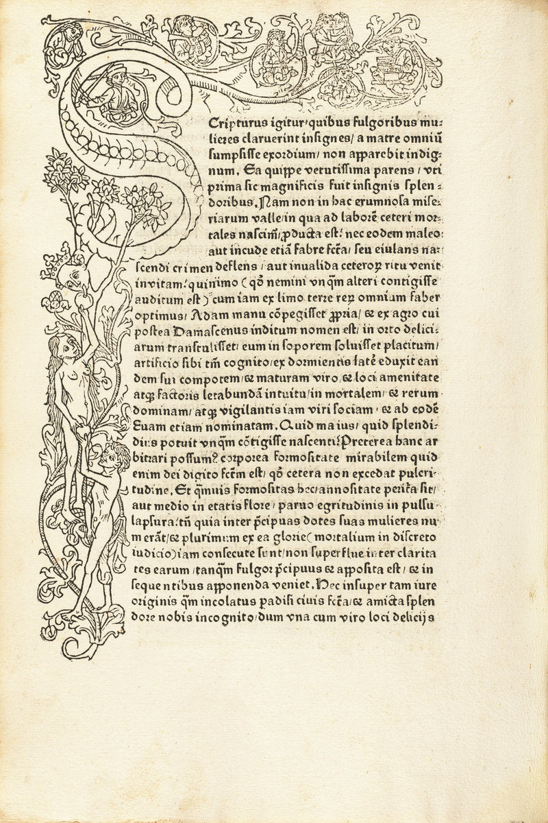 De Claris Mulieribus by Master of Boccaccio, Giovanni Boccaccio (author) (German, active 15th century), 16X12"(A3)Poster Print