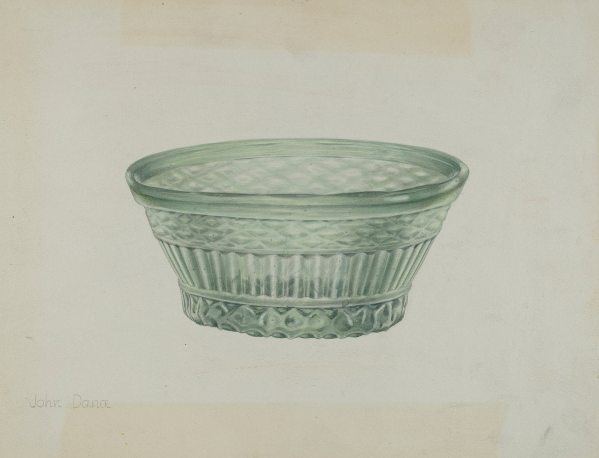 Bowl by John Dana (American, active c. 1935), 16X12"(A3)Poster Print