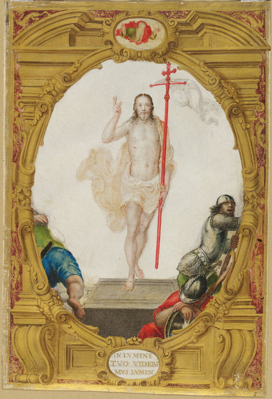 The Resurrection by Giorgio Colonna (Italian, born c. 1530), 16X12"(A3)Poster Print