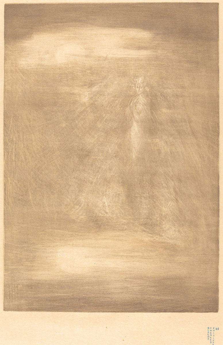 Twilight (Le Crépuscule) by Charles-Philippe Blache (French, 1860 - 1907), 16X12"(A3)Poster Print