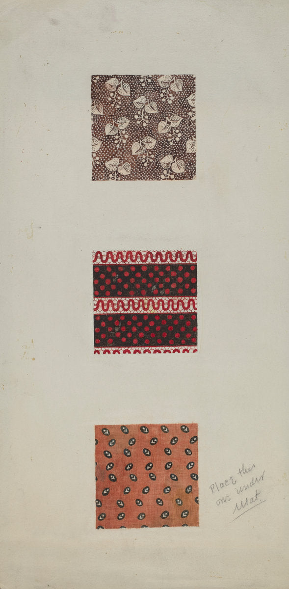 Patchwork from Spread (Quilt) by Inez McCombs (American, active c. 1935), 16X12"(A3)Poster Print