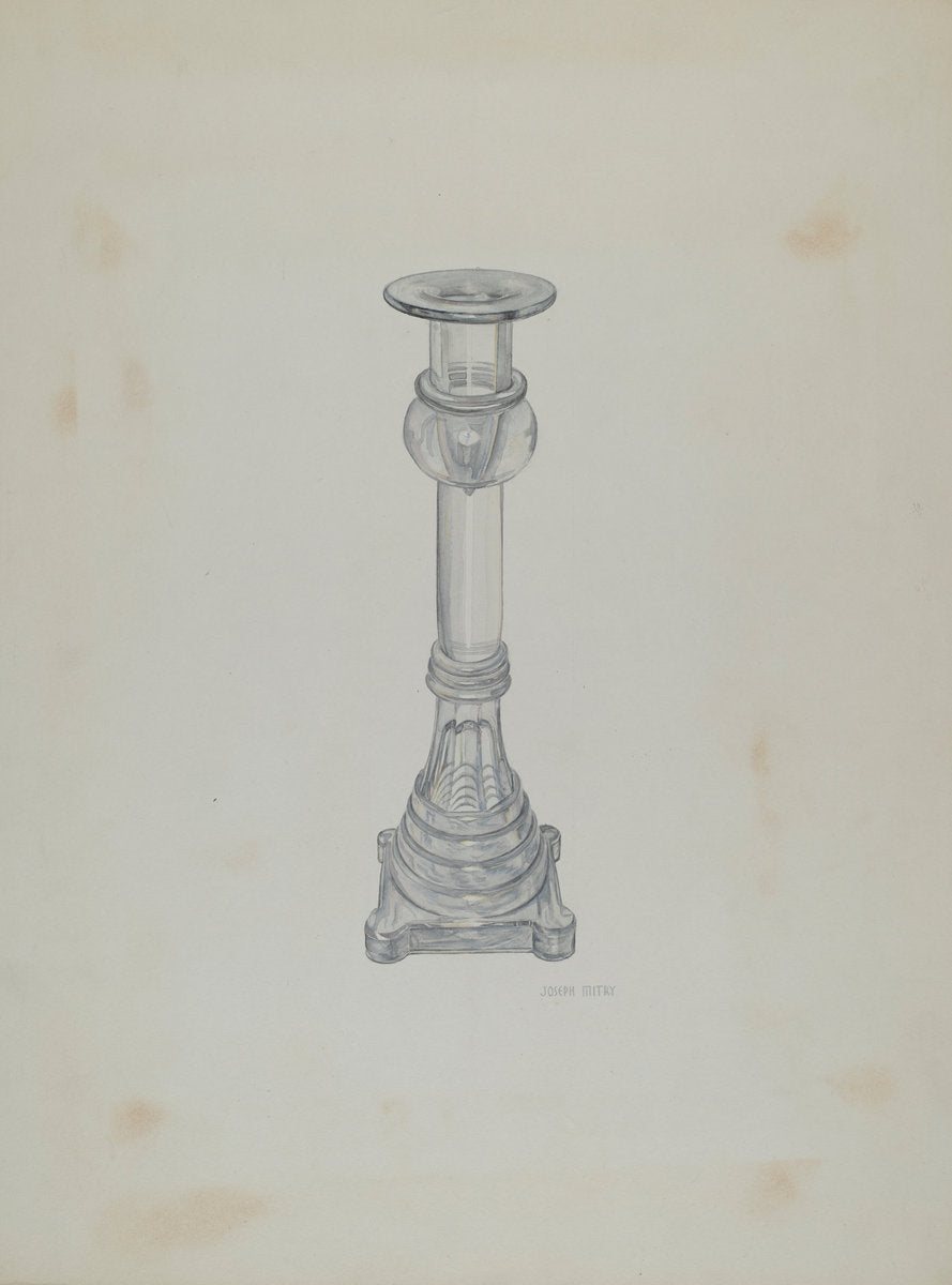 Candlestick by Joseph Mitry (American, active c. 1935), 16X12"(A3)Poster Print