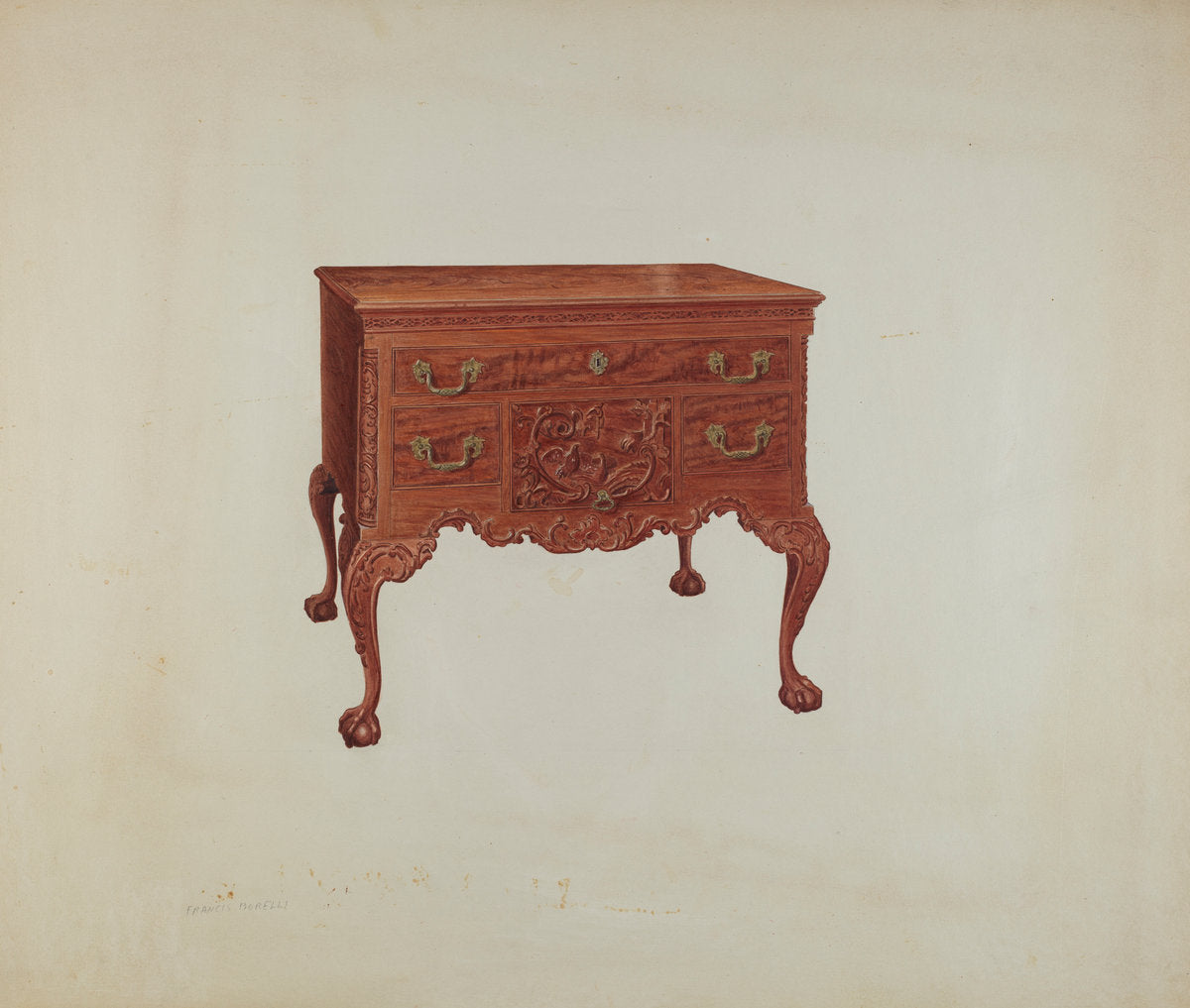 Lowboy by Francis Borelli (American, active c. 1935), 16X12"(A3)Poster Print