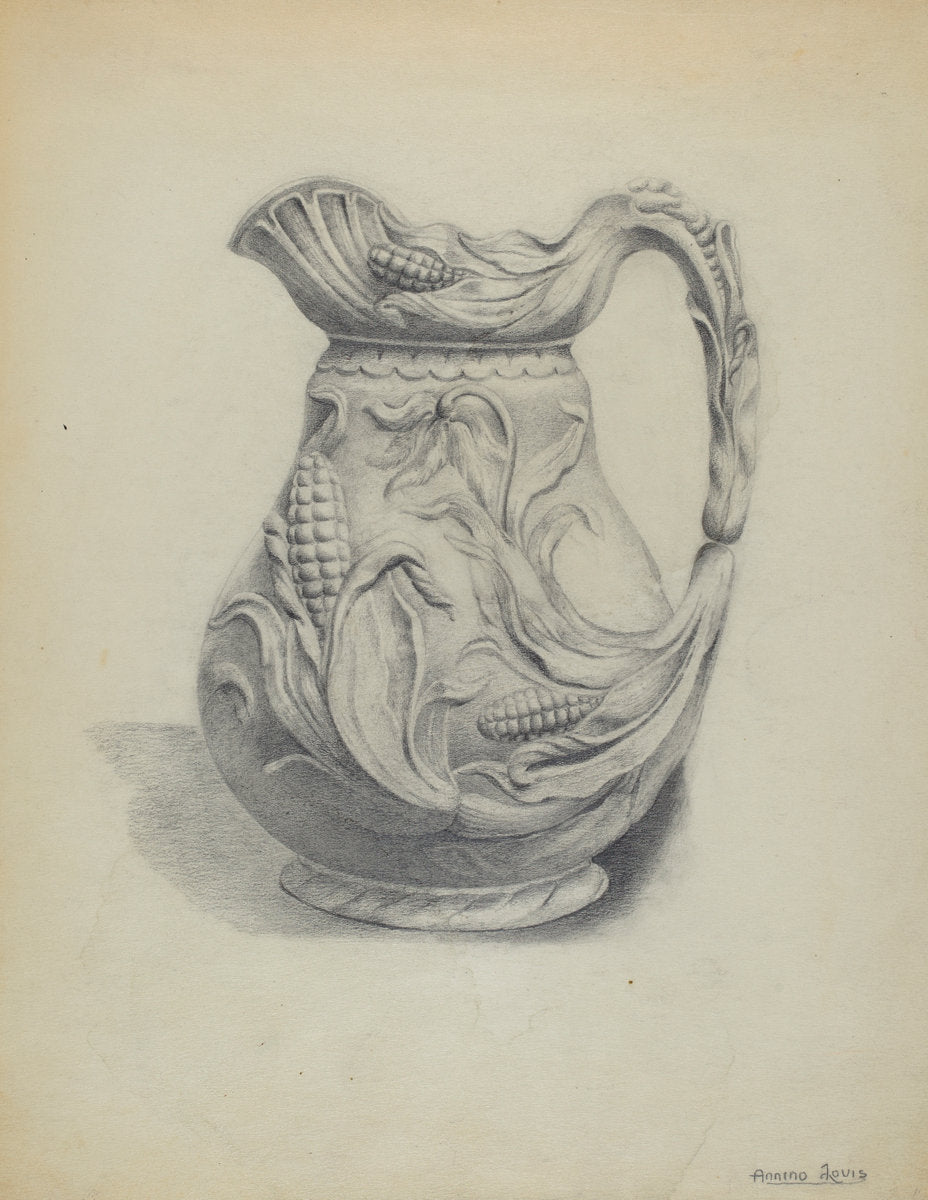 Pitcher by Louis Annino (American, active c. 1935), 16X12"(A3)Poster Print