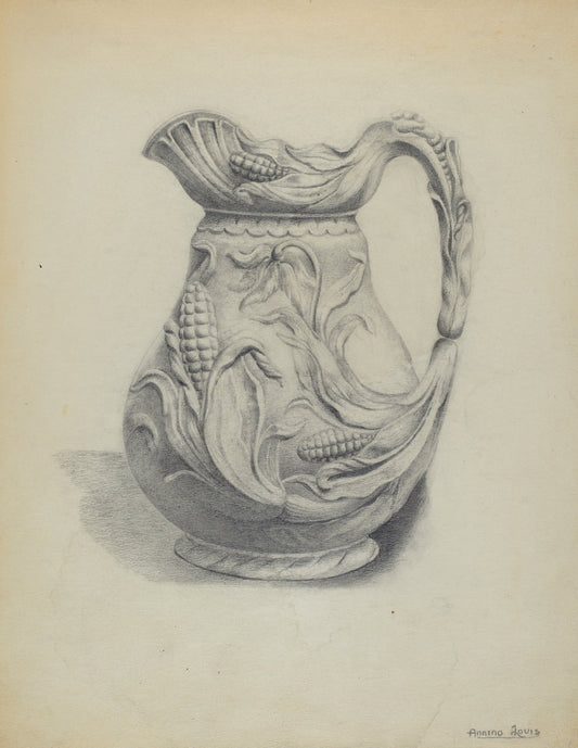 Pitcher by Louis Annino (American, active c. 1935), 16X12"(A3)Poster Print