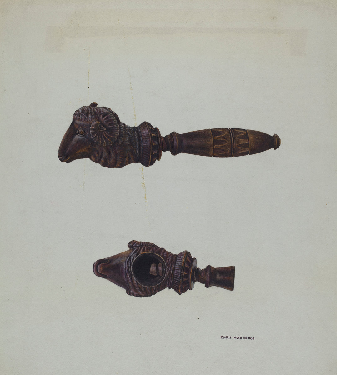 Nutcracker by Chris Makrenos (American, active c. 1935), 16X12"(A3)Poster Print
