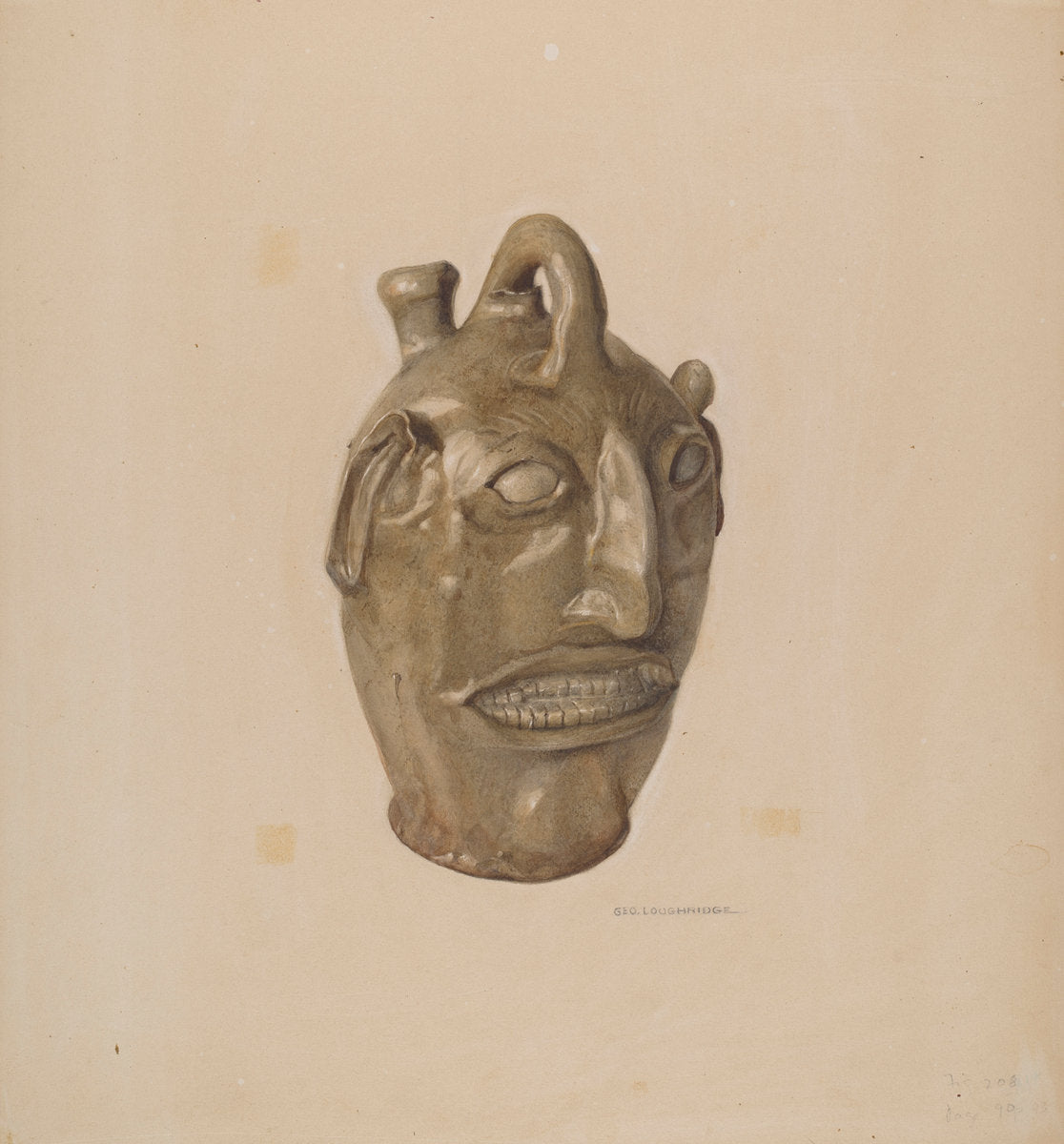 Grotesque Jug by George Loughridge (American, active c. 1935), 16X12"(A3)Poster Print