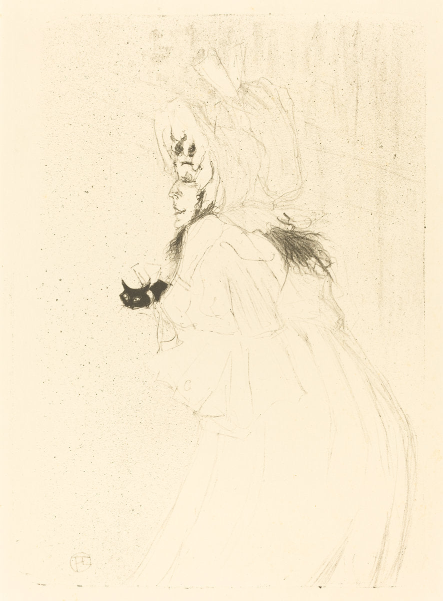 May Belfort Bowing (Miss May Belfort saluant) by Henri de Toulouse-Lautrec (French, 1864 - 1901), 16X12"(A3)Poster Print