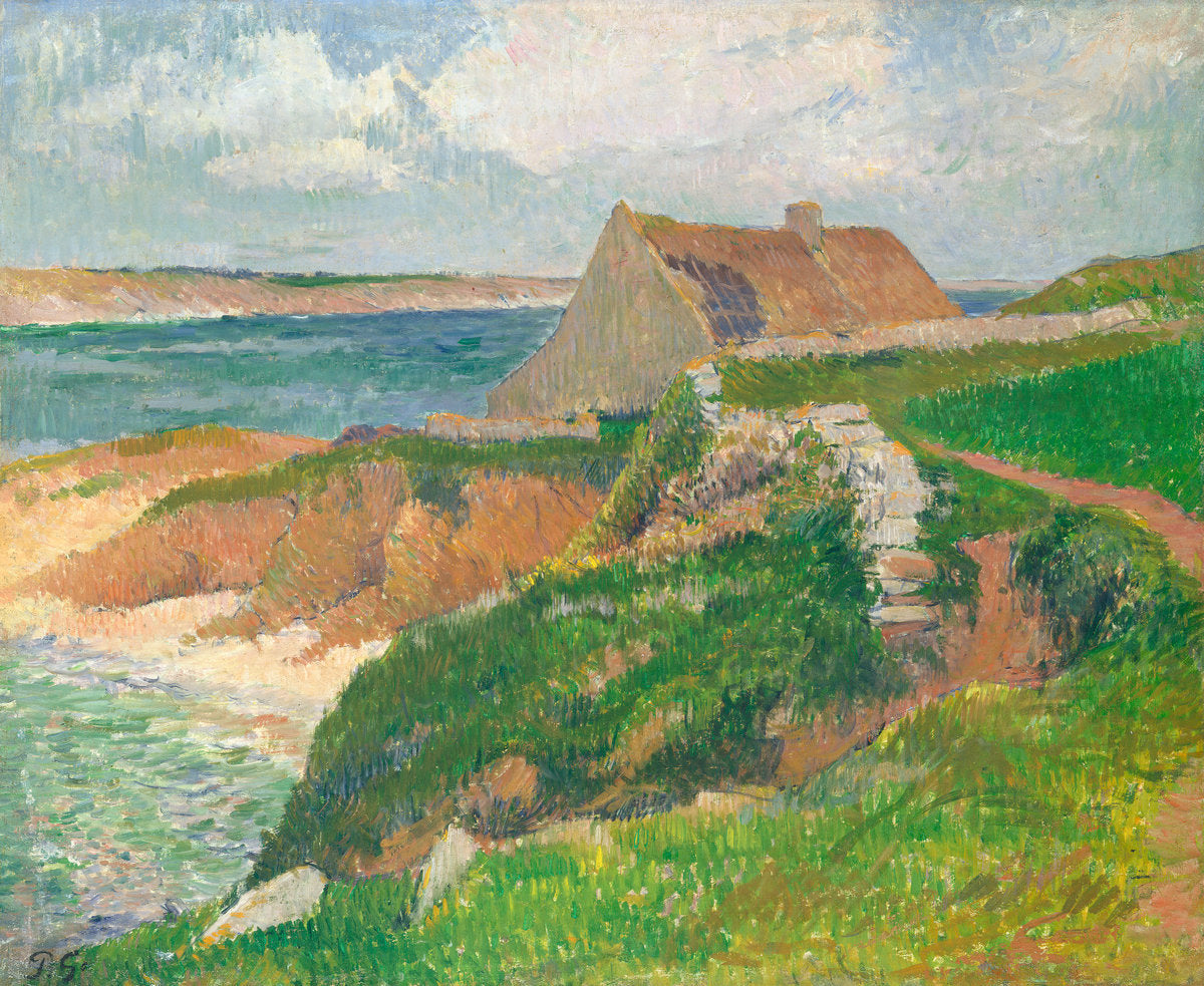 The Island of Raguenez, Brittany by Henri Moret (French, 1856 - 1913), 16X12"(A3)Poster Print