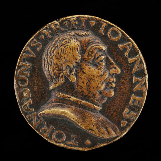 1493 by Style of Niccolò Fiorentino (Giovanni di Francesco Tornabuoni, 1428-1497, Florentine Banker and Statesman [obverse]), 16X12"(A3)Poster Print