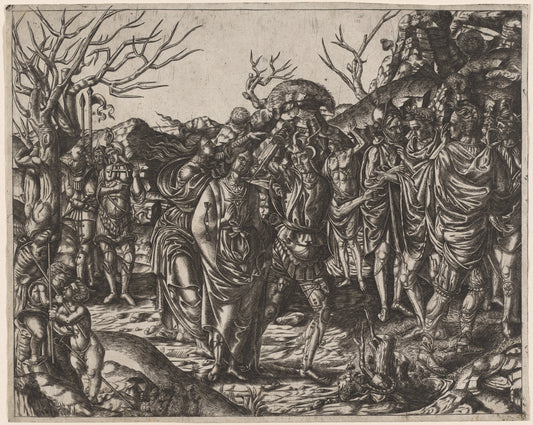 c. 1500/1510 by Italian 16th Century (The Death of Virginia), 16X12"(A3)Poster Print