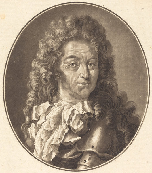 Nicolas Catinat, Maréchal de France by L. Roger (French, active fourth quarter 18th century), 16X12"(A3)Poster Print