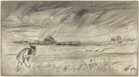 The Storm by James McNeill Whistler (American, 1834 - 1903), 16X12"(A3)Poster Print