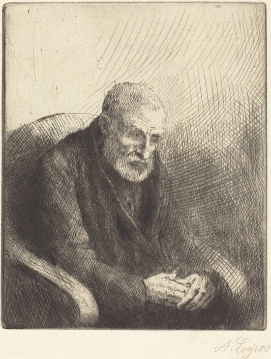 Paralytic (Le paralytique) by Alphonse Legros (French, 1837 - 1911), 16X12"(A3)Poster Print