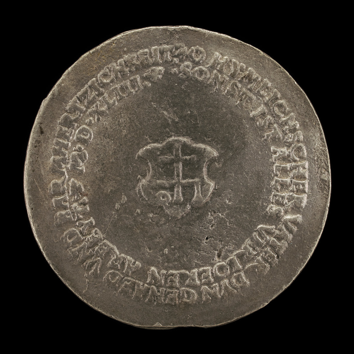 Shield with House-mark [reverse] by Friedrich Hagenauer (German, active c. 1525 - 1546), 16X12"(A3)Poster Print
