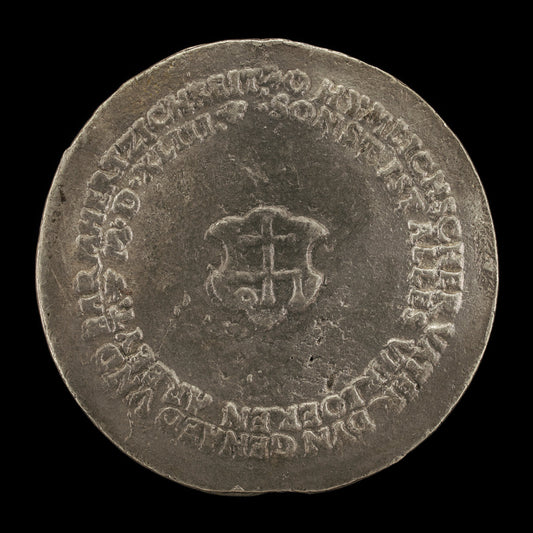 Shield with House-mark [reverse] by Friedrich Hagenauer (German, active c. 1525 - 1546), 16X12"(A3)Poster Print