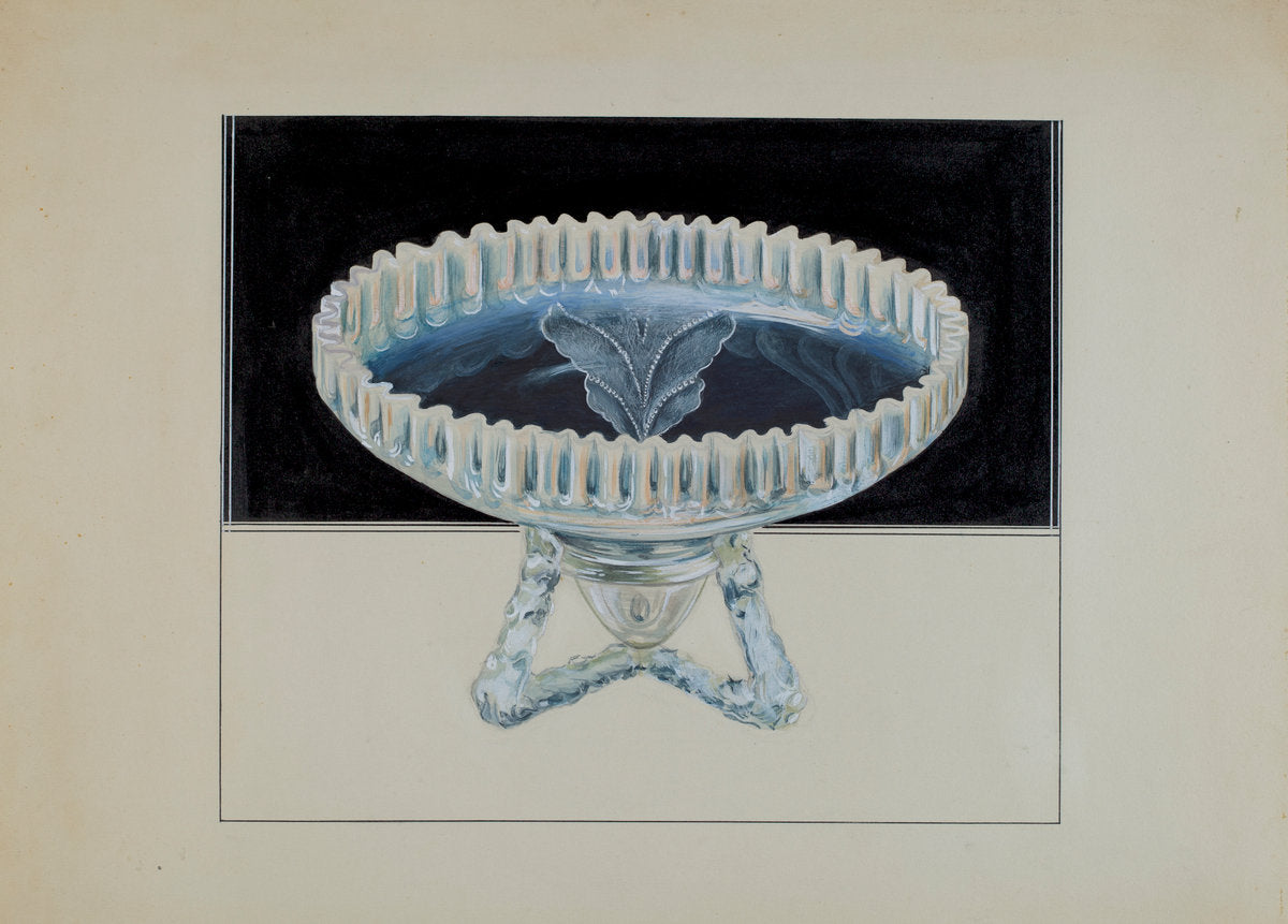Ornamental Compote by Ralph Atkinson (American, active c. 1935), 16X12"(A3)Poster Print