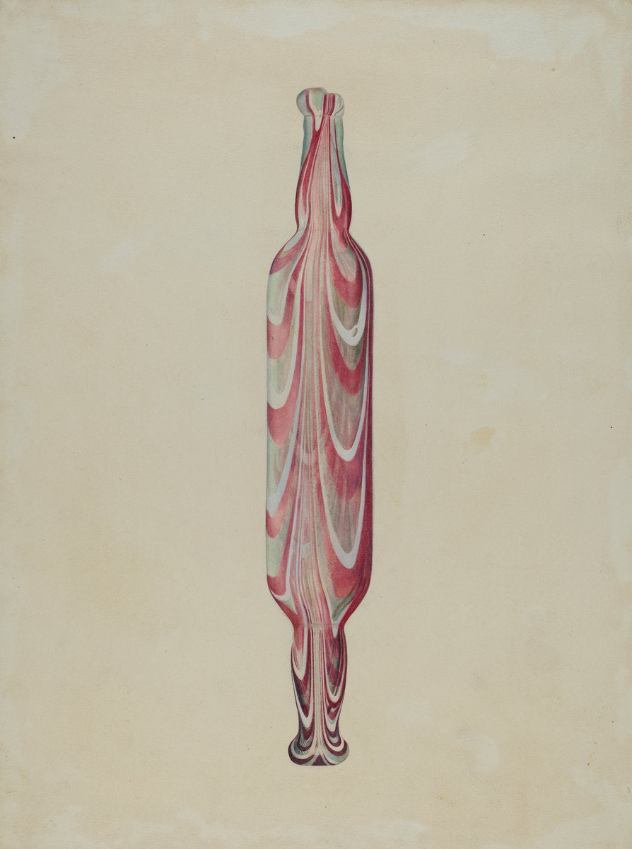 Rolling Pin (Glass) by Donald Williams (American, active c. 1935), 16X12"(A3)Poster Print