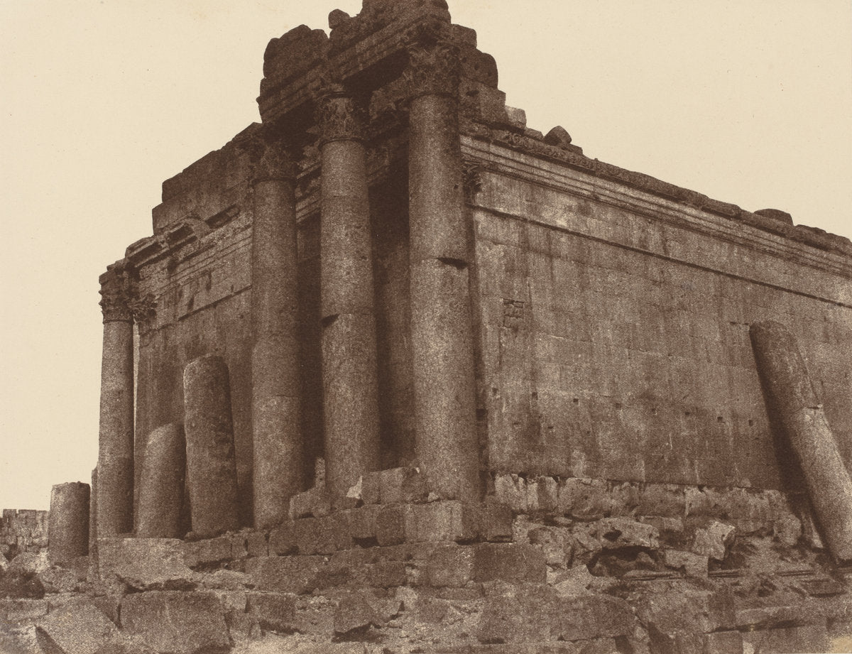Baalbeck by Louis De Clercq (French, 1836 - 1901), 16X12"(A3)Poster Print
