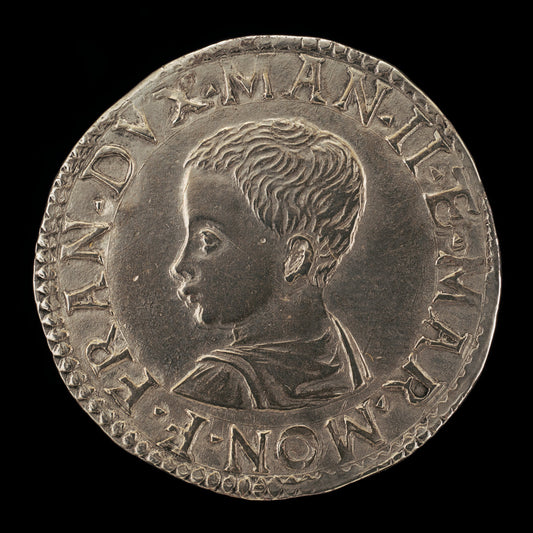 16th century by Mantuan 16th Century (Francesco III Gonzaga, 1533-1550, 2nd Duke of Mantua [obverse]), 16X12"(A3)Poster Print