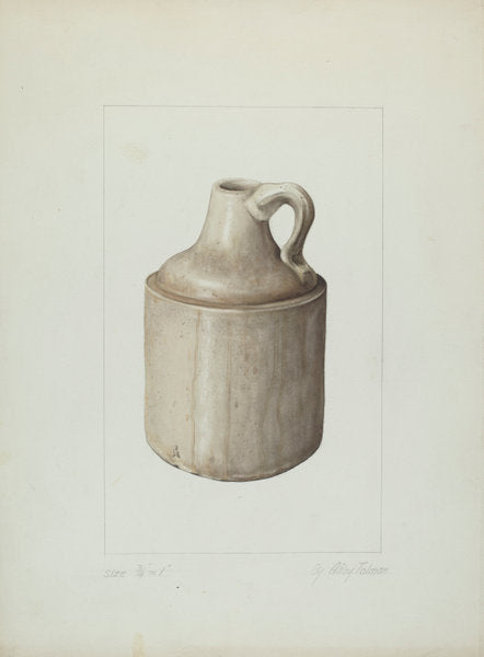 One Gallon Jug by A.R. Tolman (American, active c. 1935), 16X12"(A3)Poster Print