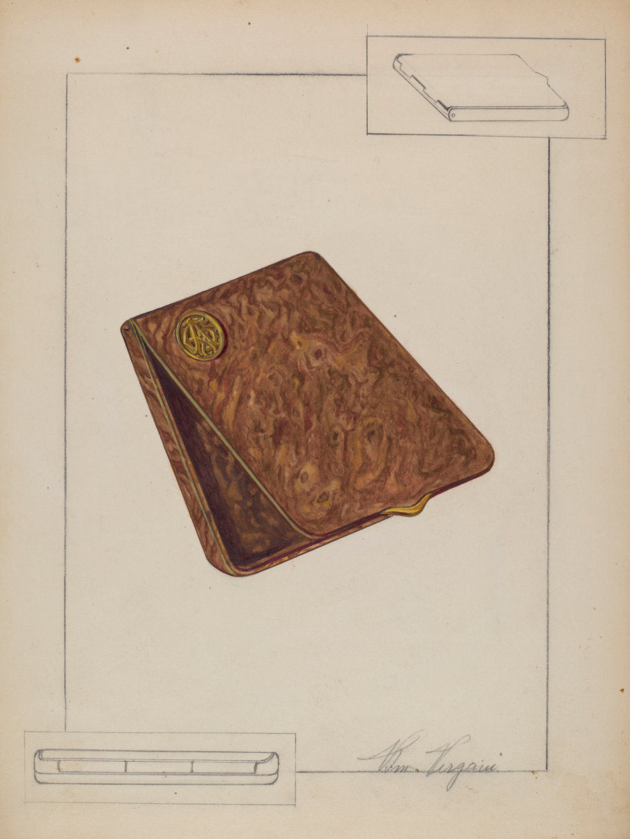 Pocket Case by William Vergani (American, active c. 1935), 16X12"(A3)Poster Print