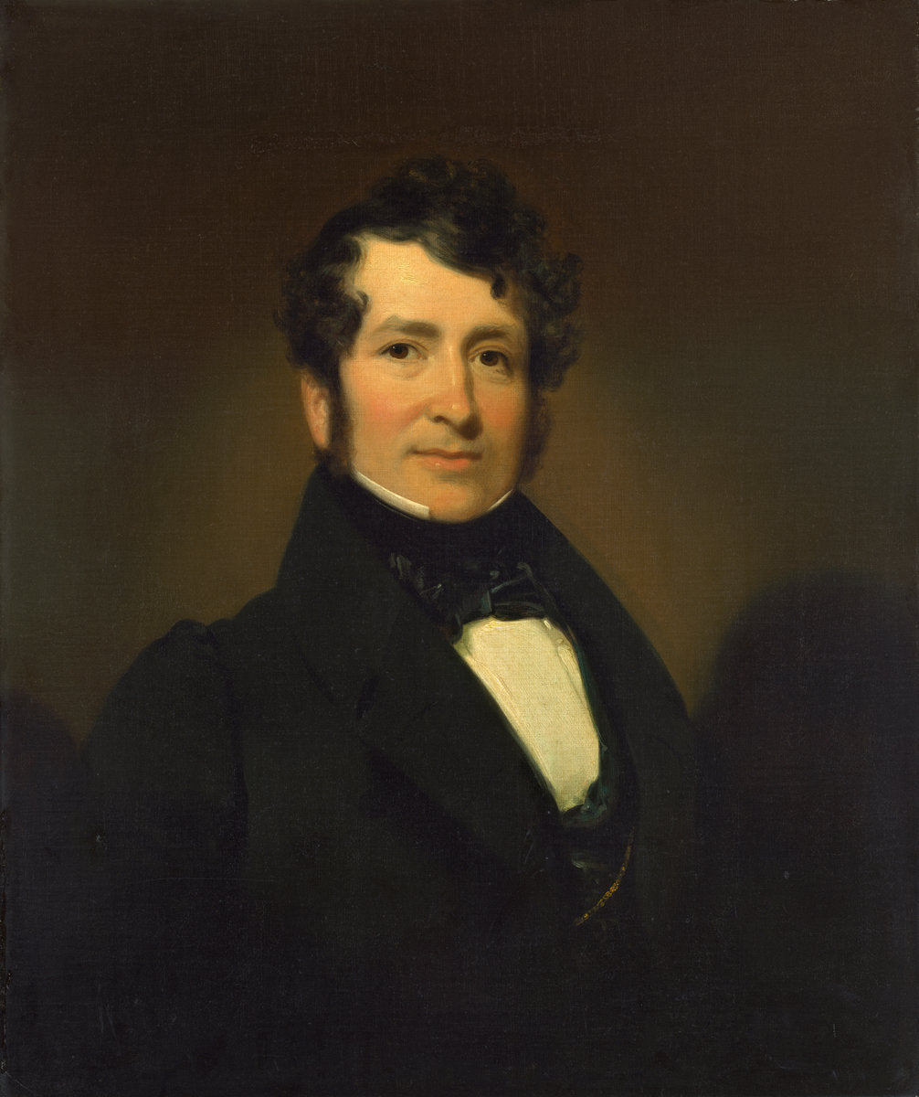 George Pope Morris by Henry Inman (American, 1801 - 1846), 16X12"(A3)Poster Print