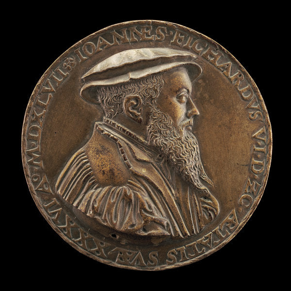 Johann Fichard, 1512-1581, Syndic of Frankfurt am Main [obverse] by Hans Bolsterer (German, died 1573), 16X12"(A3)Poster Print