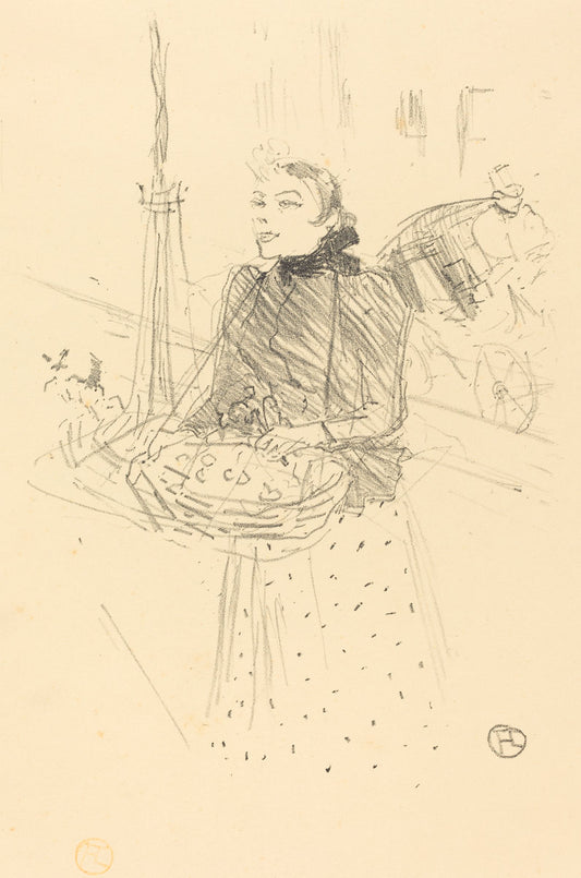 Achetez mes belles violettes by Henri de Toulouse-Lautrec (French, 1864 - 1901), 16X12"(A3)Poster Print