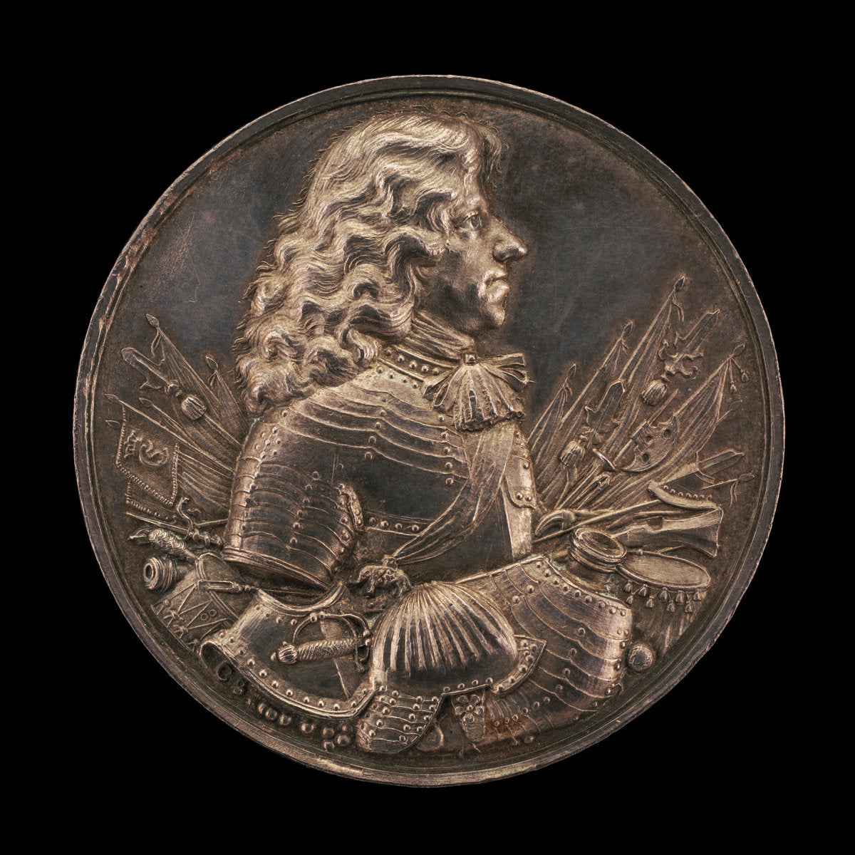 The Great Elector (?), or Don Johann of Austria (?) [obverse] by Possibly Christoph Sucro (German, active 1677/1681), 16X12"(A3)Poster Print