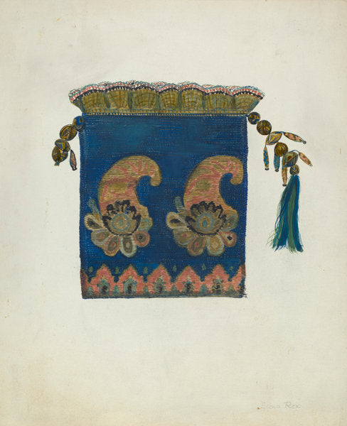 Reticule by Edna C. Rex (American, active c. 1935), 16X12"(A3)Poster Print