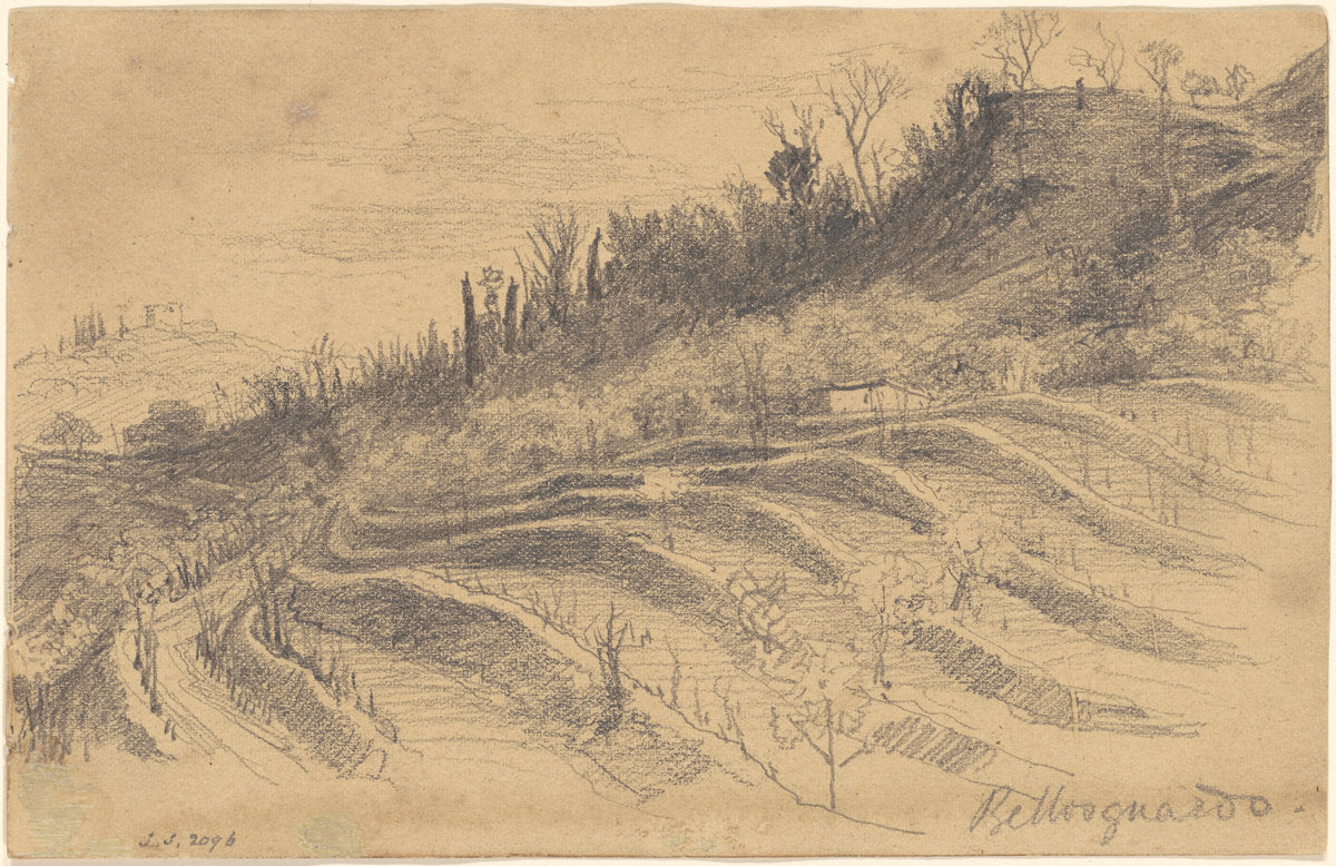 Bellosguardo, Florence by John Singer Sargent (American, 1856 - 1925), 16X12"(A3)Poster Print