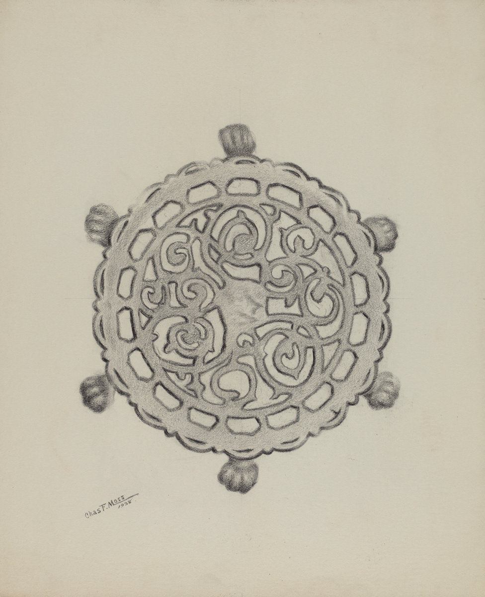 Trivet by Charles Moss (American, active c. 1935), 16X12"(A3)Poster Print