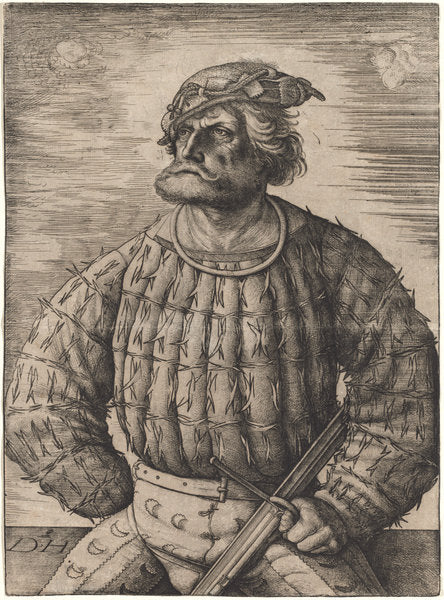 Kunz von der Rosen by Daniel Hopfer (German, c. 1470 - 1536), 16X12"(A3)Poster Print