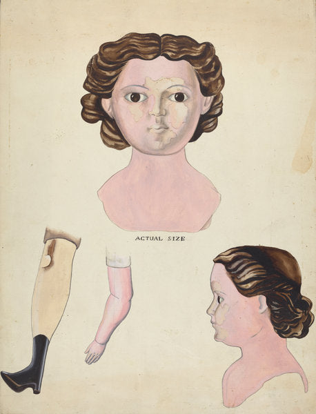Doll by Archie Thompson (American, active c. 1935), 16X12"(A3)Poster Print