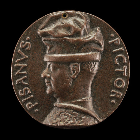 Antonio Pisano, called Pisanello, the Painter and Medallist [obverse] by Antonio Marescotti (Ferrarese, active 1444/1462), 16X12"(A3)Poster Print