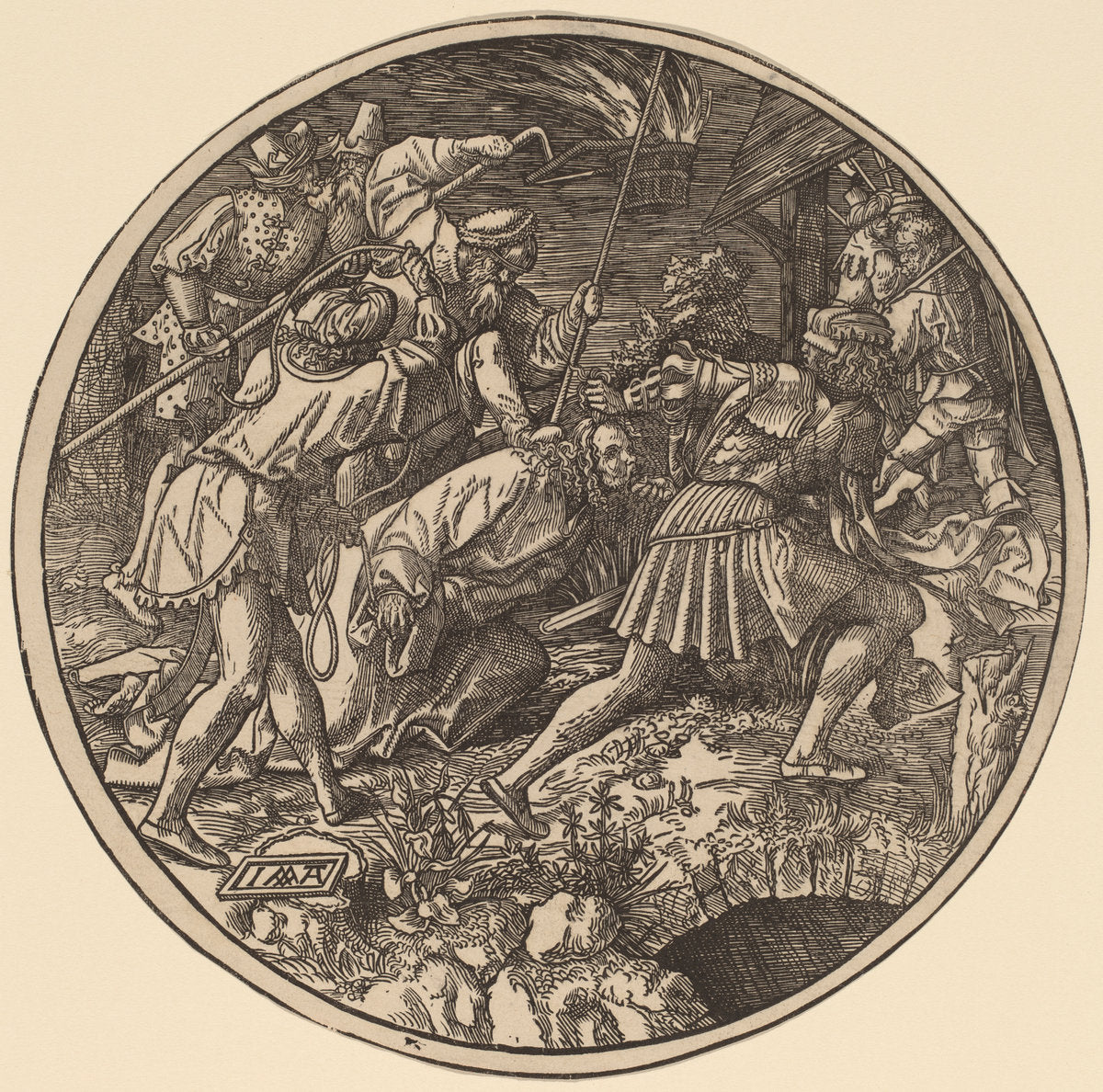 Christ Taken Captive by Jacob Cornelisz van Oostsanen (Netherlandish, 1470 or before - 1533), 16X12"(A3)Poster Print