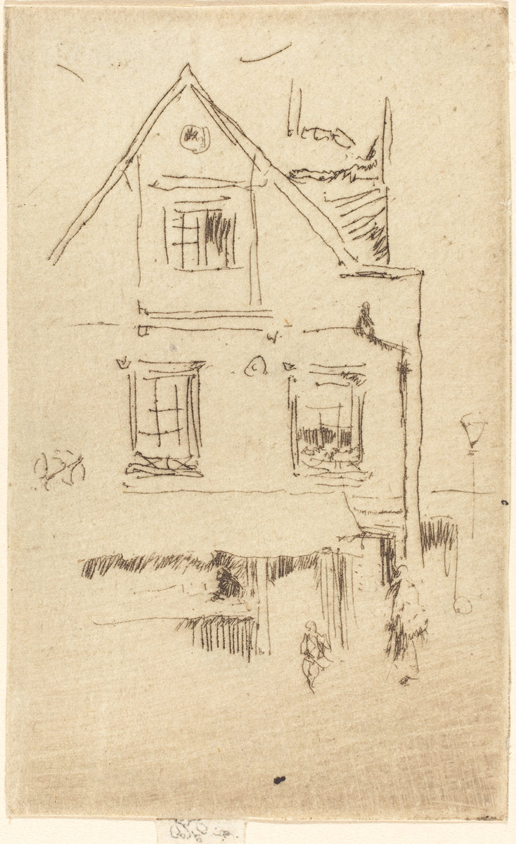Little Maunder's by James McNeill Whistler (American, 1834 - 1903), 16X12"(A3)Poster Print