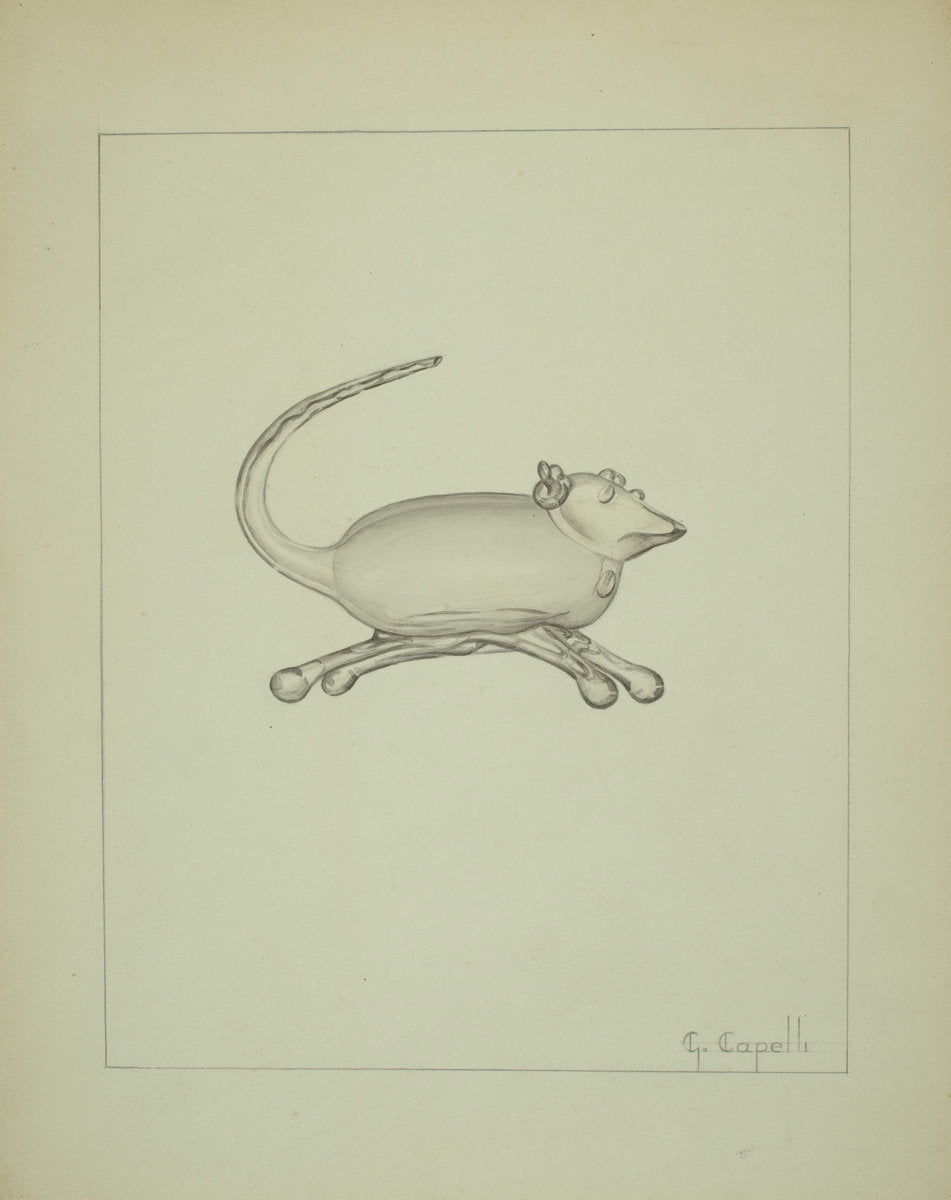 Mouse by Giacinto Capelli (American, active c. 1935), 16X12"(A3)Poster Print