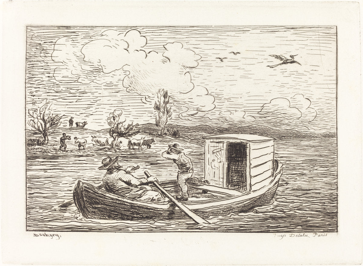 Cambronne's Word (Le Mot de Cambronne) by Charles-François Daubigny (French, 1817 - 1878), 16X12"(A3)Poster Print