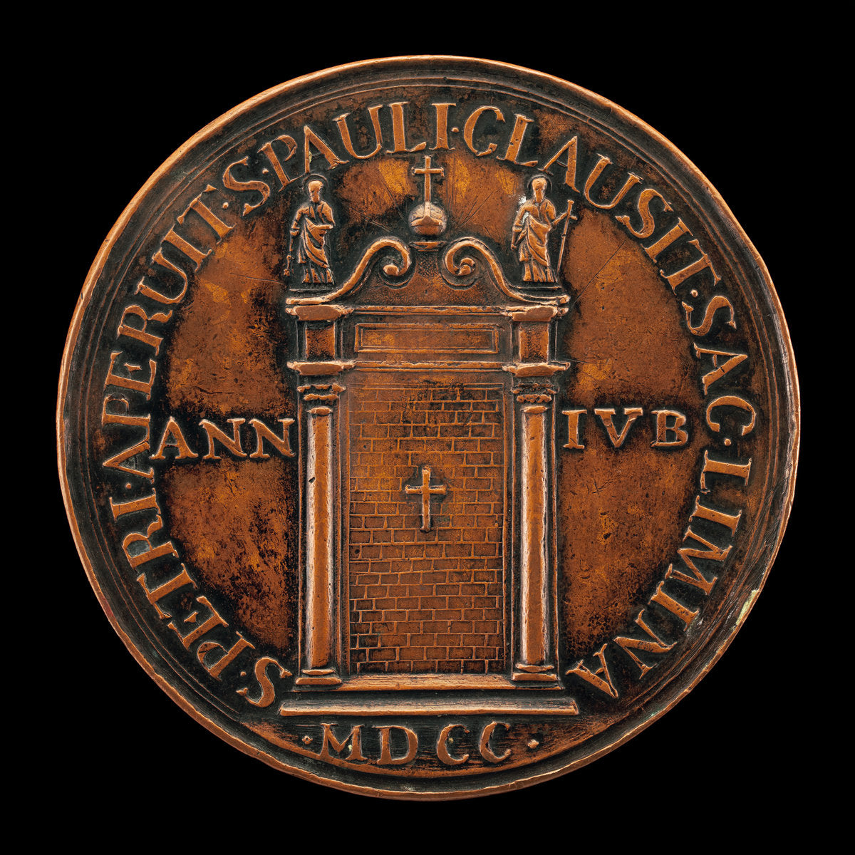 Jubilee Door [reverse] by Suzan Rey (French, died 1715), 16X12"(A3)Poster Print