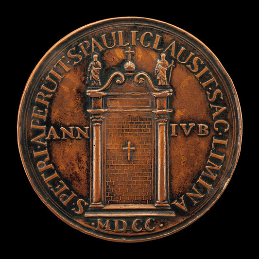 Jubilee Door [reverse] by Suzan Rey (French, died 1715), 16X12"(A3)Poster Print