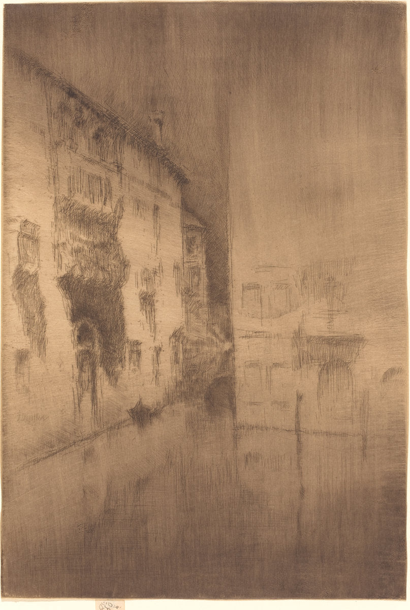 Nocturne: Palaces by James McNeill Whistler (American, 1834 - 1903), 16X12"(A3)Poster Print