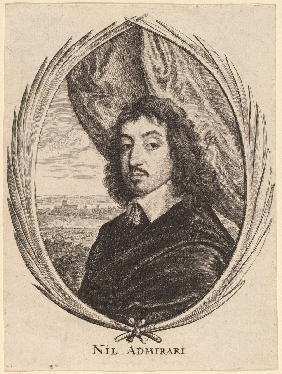 Sir John Wildman by Wenceslaus Hollar (Bohemian, 1607 - 1677), 16X12"(A3)Poster Print