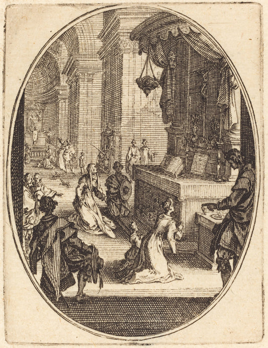 The Cult of God by Jacques Callot (French, 1592 - 1635), 16X12"(A3)Poster Print