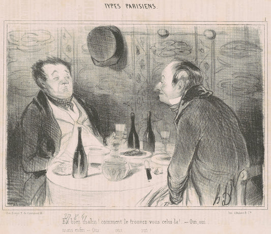 Eh bien Malin! comment le trouvez vous celui-la! by Honoré Daumier (French, 1808 - 1879), 16X12"(A3)Poster Print