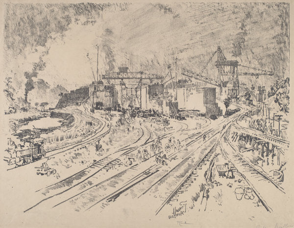 Early Morning, Miraflores by Joseph Pennell (American, 1857 - 1926), 16X12"(A3)Poster Print
