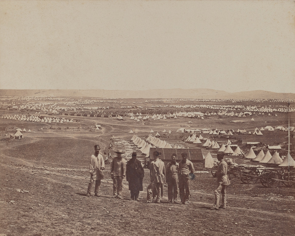 General View of Camp by James Robertson (British, 1813 - 1888), 16X12"(A3)Poster Print