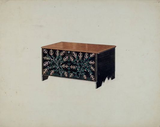 Chest by Martin Partyka (American, active c. 1935), 16X12"(A3)Poster Print